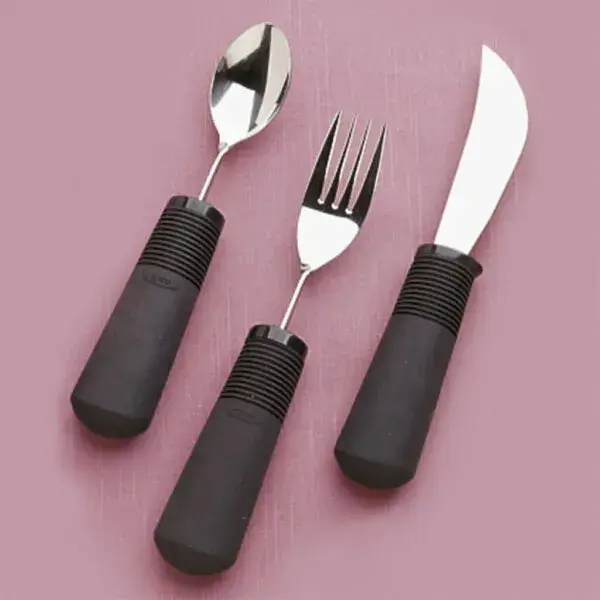 Cuchillo adaptado Rocker con tenedor y cuchara