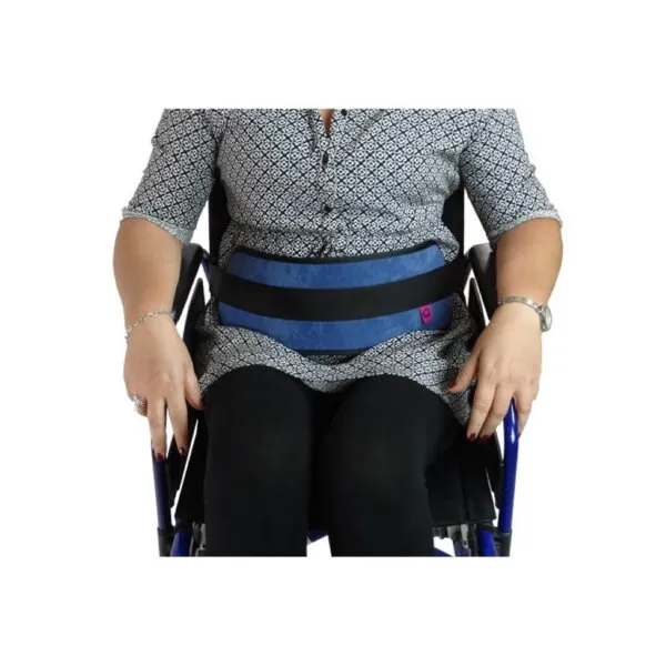 Cinturón abdominal para silla de ruedas